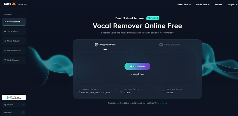 EaseUS Online Vocal Remover