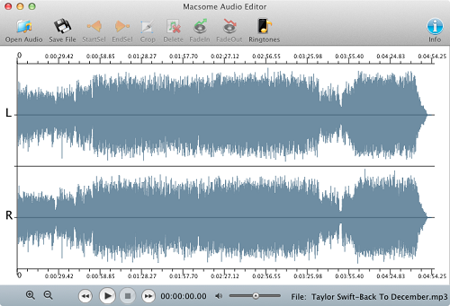 Easily and quickly edit MP3 or AAC on Mac OS