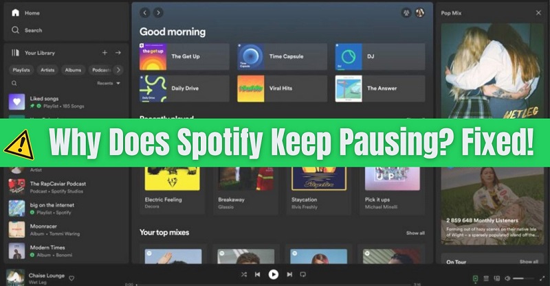 Why Spotify keeps pausing