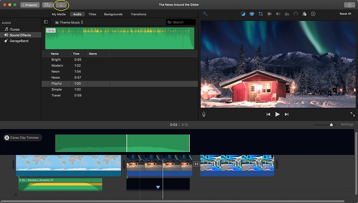 Add Music to iMovie on mac