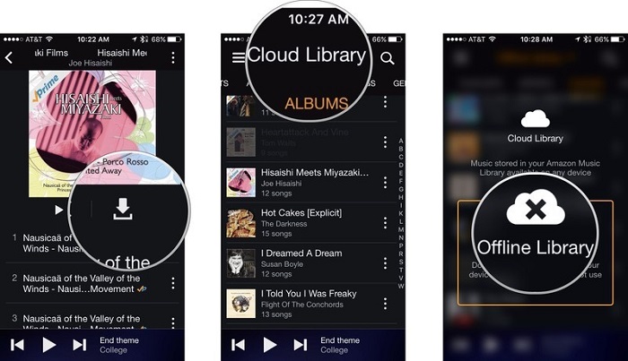 download amazon music for offline listening on ipod touch