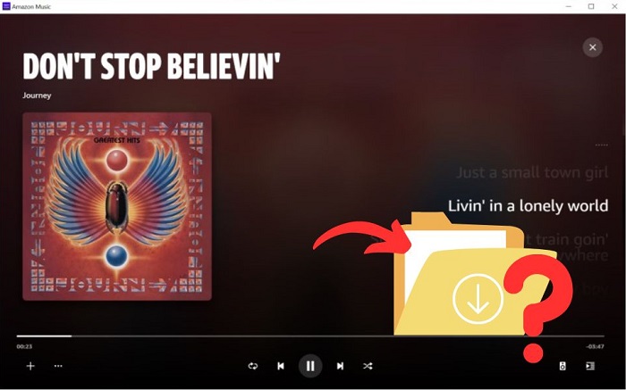 where Amazon Music download to