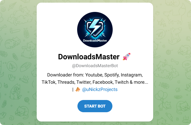 @DownloadsMasterBot Apple Music downloader