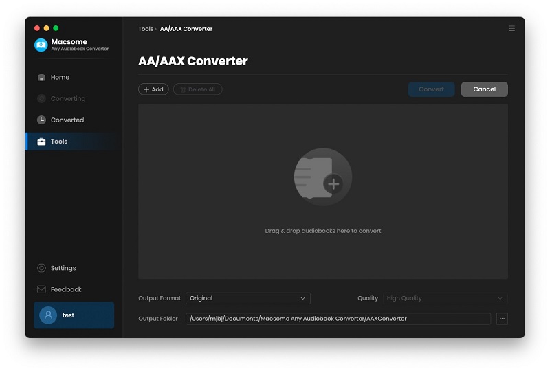 AA/AAX Converter