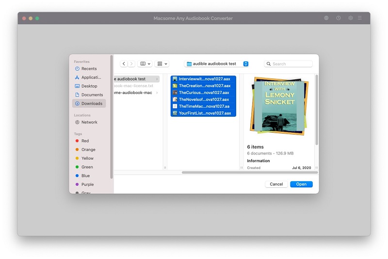 Add audiobooks