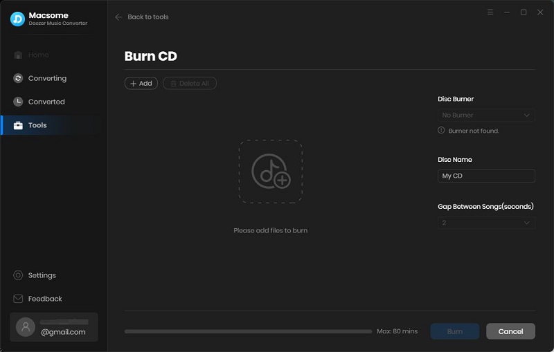 burn cd