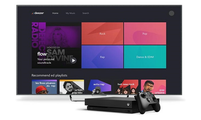 play Deezer music on Xbox one