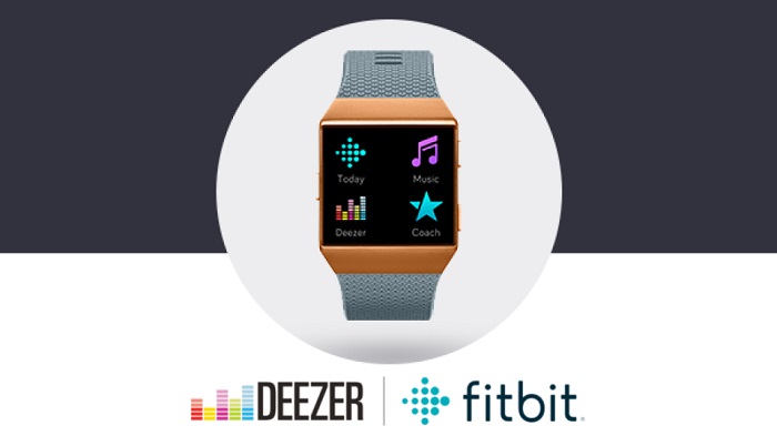play deezer music on fitbit watch