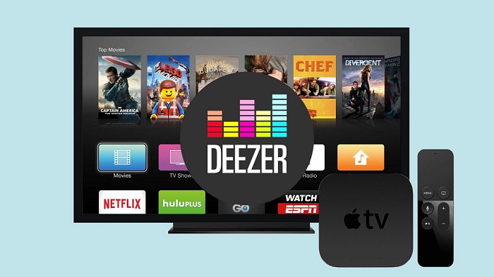 play deezer music on apple tv