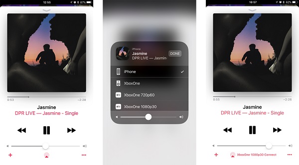 stream Apple Music to xbox one via AirServer