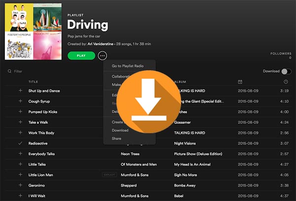  download spotify playlist to mp3