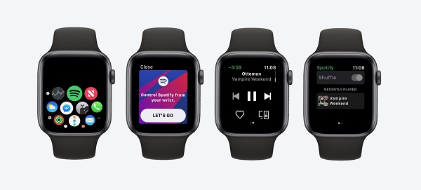 get Spotify app on apple watch