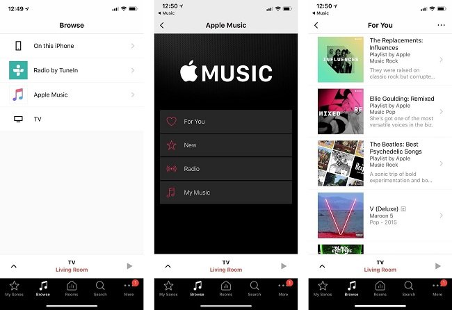 Two Methods Play Apple on Sonos One|