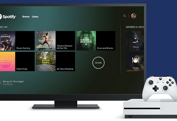 listen to Spotify music on xbox one