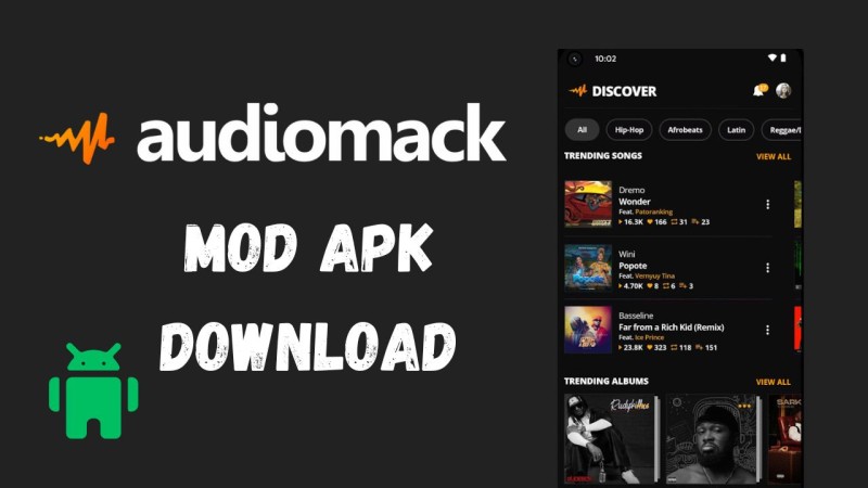 Audiomack MOD APK Download