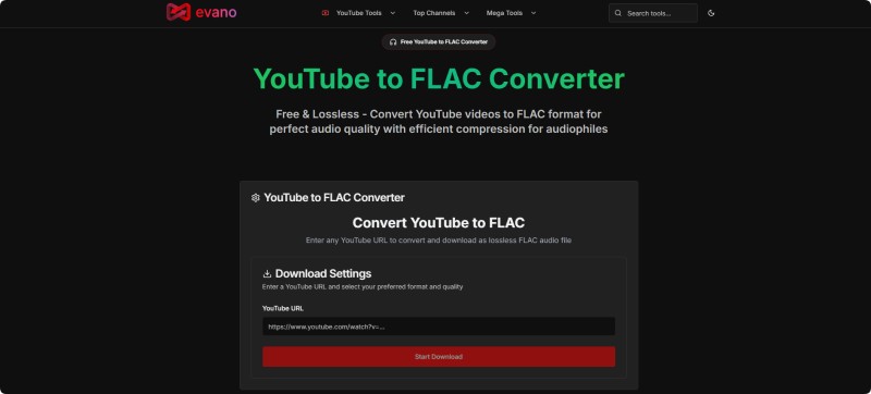 Evano YouTube to FLAC Converter