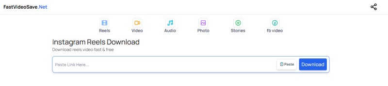 FastVideoSave instagram audio downloader