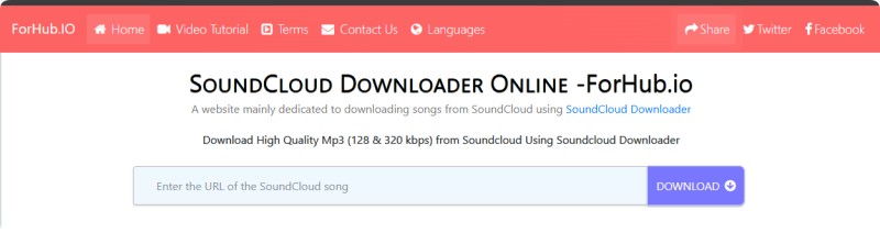 ForHub SoundCloud Downloader Online