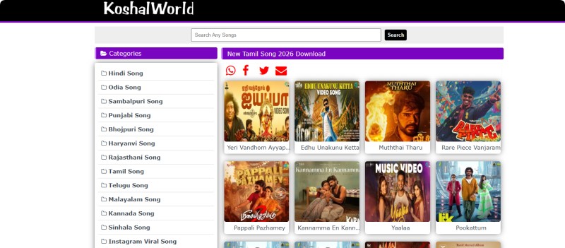 KoshalWorld Tamil MP3 Download