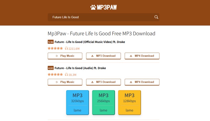 Download Free MP3 with MP3Paw