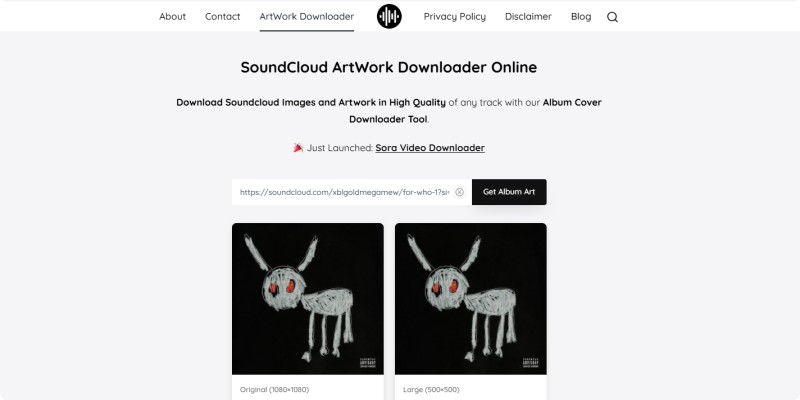 MusicFetcher SoundCloud Artwork Downloader
