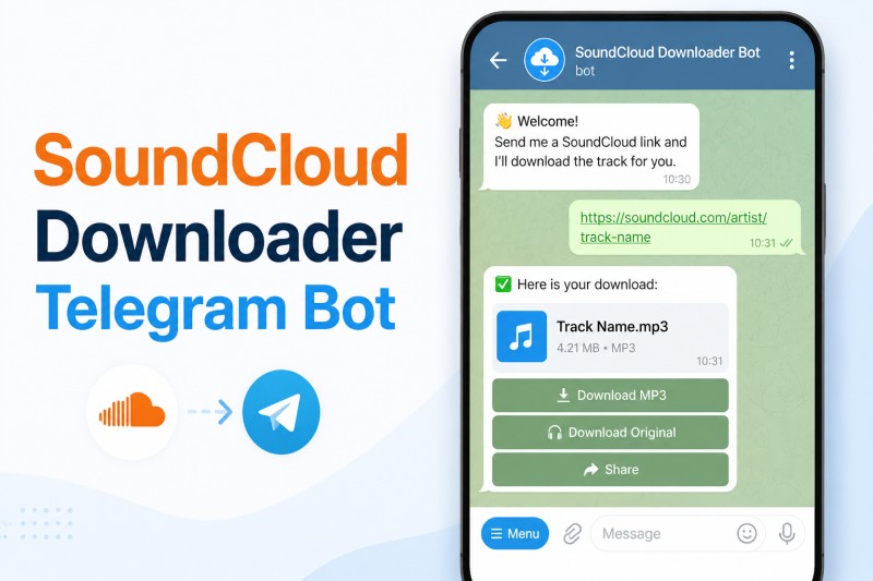 Best SoundCloud Downloader Telegram Bot for Fast Music Downloads
