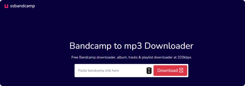 Ssbandcamp Bandcamp to MP3 Downloader Online