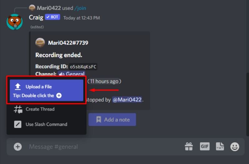 Upload local music to Discord