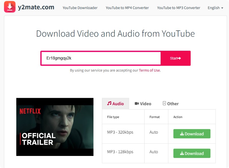 Y2Mate YouTube Playlists to MP3 Downloader