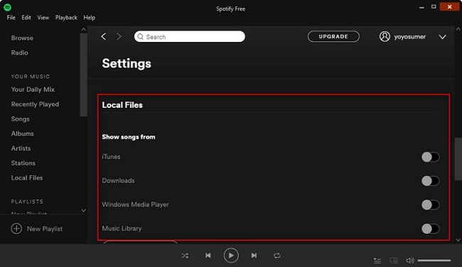 enable Allow Spotify to be opened from the web