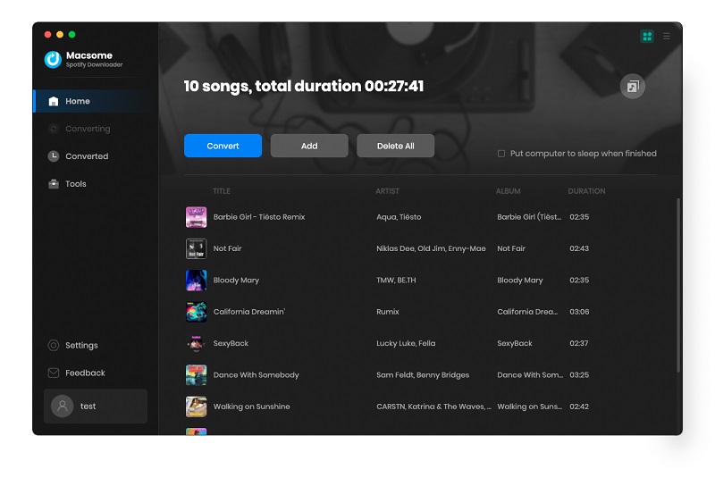 add Spotify music or playlist