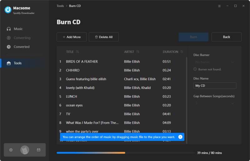 burn amazon music to cd