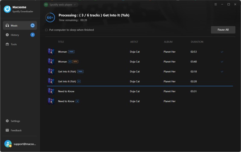 Download Spotify music videos to MP4