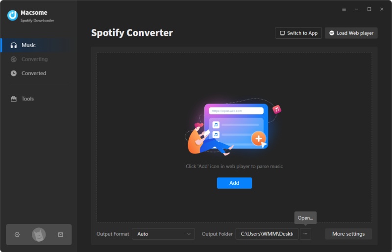 set mp3 as output format