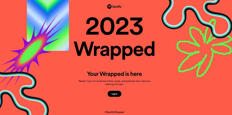 2023 Wrapped on Spotify web player