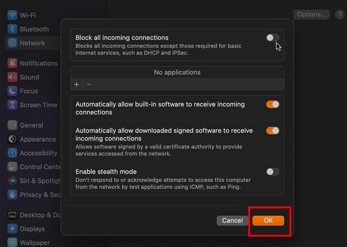 check firewall on mac