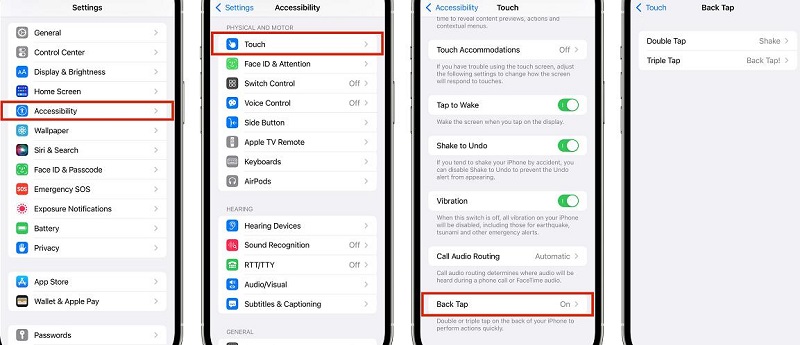 find shortcuts on iphone