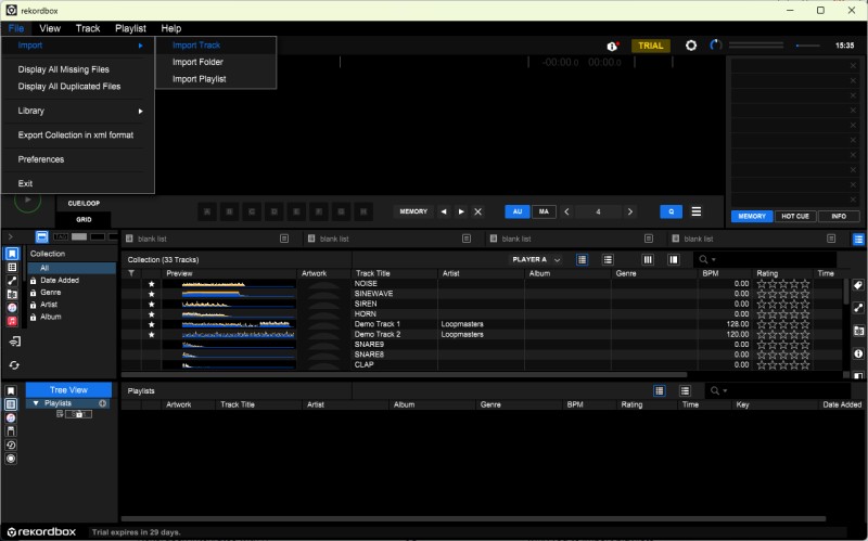 Add Spotify Music to Rekordbox via File Browser