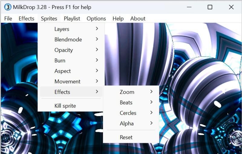 Milkdrop Visualizer