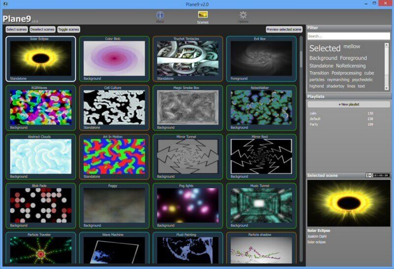 Plane9 Visualizer