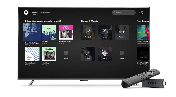 Play Spotify Music on Amazon Fire TV Stick
