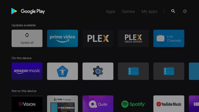 install Spotify on Android TV