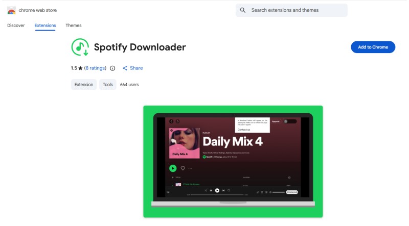 Spotify Downloader Chrome Extension