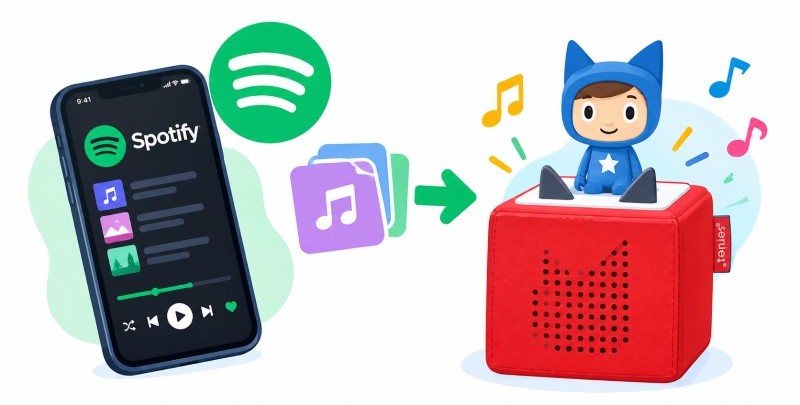Play Spotify Music on Toniebox