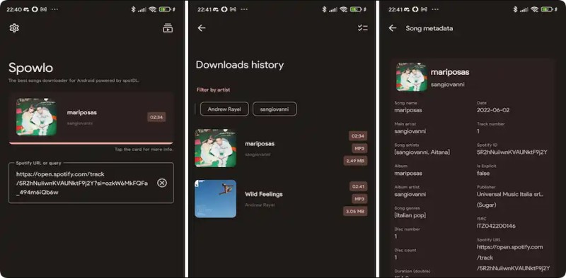 Spowlo Spotify Songs Downloader for Android