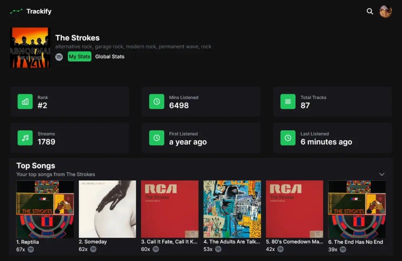 See Your Played Spotify Songs Times on Mobile