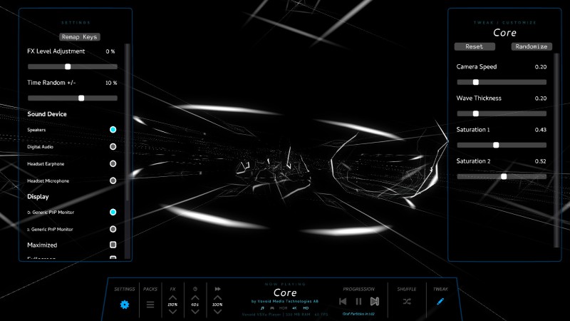 VSXu Music Visualizer