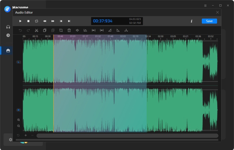Audio editor