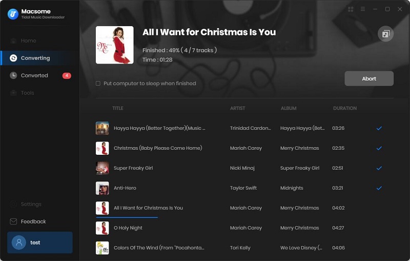 Start to Download Tidal Music