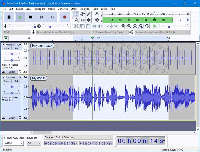 Audacity Apple Music to MP3 Recorder